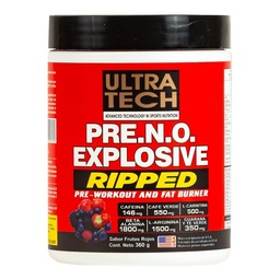 Suplemento Dietario Ultra Tech Pre N.o. Explosive Ripped x 360 g