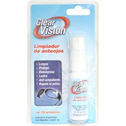 Limpiador de Critales Clear Vision en Spray x 28 ml Limpiador de Critales Clear Vision en Spray x 28 ml