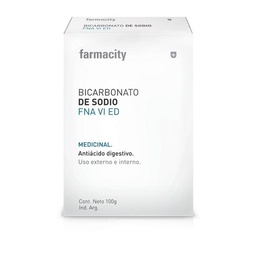 Bicarbonato de Sodio Farmacity Caja x 100 g