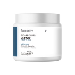 Bicarbonato de Sodio Farmacity Pote x 250 g Bicarbonato de Sodio Farmacity Pote x 250 g