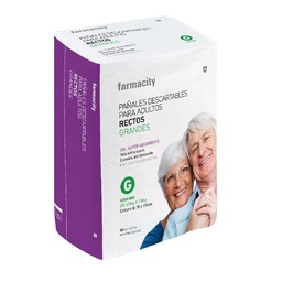 Pañales para Adultos Farmacity Unisex Rectos