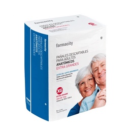 Pañales para Adultos Farmacity Unisex Anatómicos