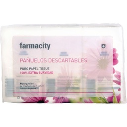 Pañuelos Descartables Farmacity Extra Suave Pack x 6 x 10 un C/u