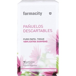 Pañuelos Descartables Farmacity Extra Suave Pocket x 10 un