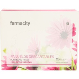 Pañuelos Descartables Farmacity Caja x 75 un