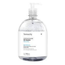 Alcohol en Gel Farmacity Bomba Neutro x 980 ml Alcohol en Gel Farmacity Bomba Neutro x 980 ml