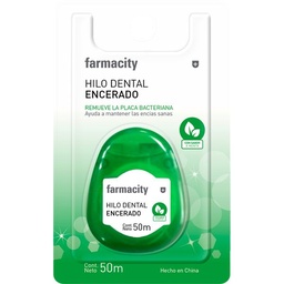 Hilo Dental Farmacity Encerado Sabor Menta x 50 m Hilo Dental Farmacity Encerado Sabor Menta x 50 m