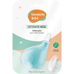 Aspirador Nasal Farmacity Bebé Doble Pico