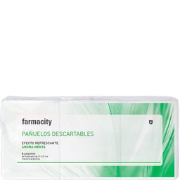 Pañuelos Descartables Mini Farmacity Mentolado 6 x 8 un