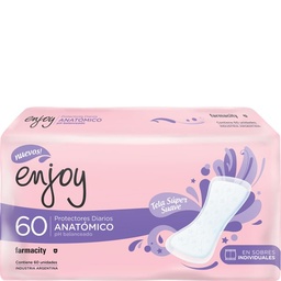 Protectores Diario Enjoy Anatómico x 60 un