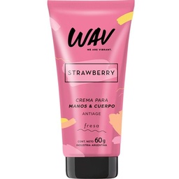 Crema para Manos y Cuerpo Wav Fresa x 60 g