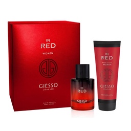 Set Edt Giesso In Red x 50 ml + Body Lotion x 100 g