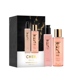 Set Cher Onyx Body Splash x 200 ml + Body Lotion x 200 ml