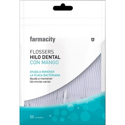 Hilo Dental Farmacity con Mango x 50 un Hilo Dental Farmacity con Mango x 50 un