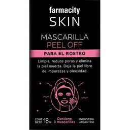 Máscara Facial Farmacity Skin Peel Off x 3 un Máscara Facial Farmacity Skin Peel Off x 3 un