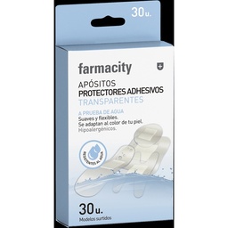 Apósito Protectores Adhesivos Farmacity Transparentes x 30 un