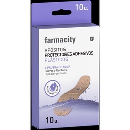 Apósito Protectores Adhesivos Farmacity Plásticos x 10 un