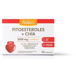 Suplemento Dietario Pure Wellness Fitoesteroles + Chía x 1000 g x 30 Cápsulas Blandas