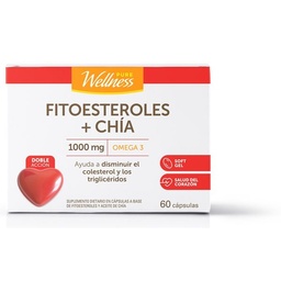 Suplemento Dietario Pure Wellness Fitoesteroles + Chía x 1000 g 60 un