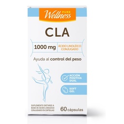 Suplemento Dietario Pure Wellness Cla x 1000 g x 60 Cápsulas Blandas