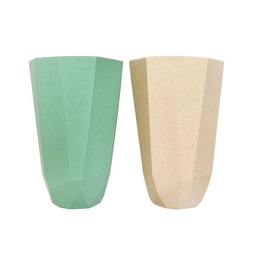 Vasos Porta Cepillo Simplicity Bamboo x 2 un