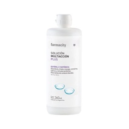 Solución Multipropósito Farmacity para Lentes de Contacto x 360 ml