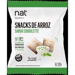 Bizcochos de Arroz Nat Sabor Ciboulette x 50 g