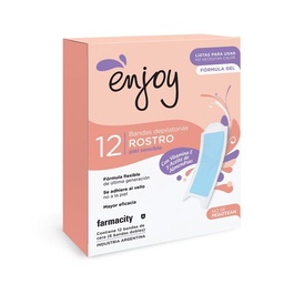 Banda Depilatoria para El Rostro Enjoy Piel Sensible x 12 un Banda Depilatoria para El Rostro Enjoy Piel Sensible x 12 un