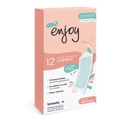 Banda Depilatoria para El Cuerpo Enjoy Piel Seca x 12 un Banda Depilatoria para El Cuerpo Enjoy Piel Seca x 12 un