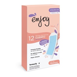 Banda Depilatoria para El Cuerpo Enjoy Piel Sensible x 12 un Banda Depilatoria para El Cuerpo Enjoy Piel Sensible x 12 un