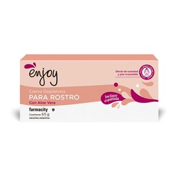 Crema Depiladora Facial Enjoy con Aloe Vera x 65 g Crema Depiladora Facial Enjoy con Aloe Vera x 65 g