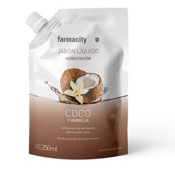 Jabón Líquido Farmacity Coco Repuesto x 250 ml