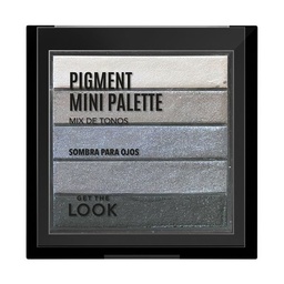 Mini Paleta de Sombras para Ojos Get The Look Pigment Black x 5 un