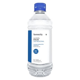 Alcohol Etílico Farmacity 96% x 500 ml