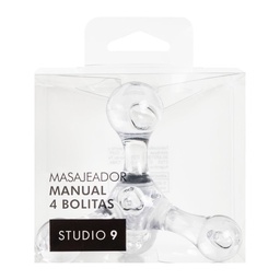 Masajeador Studio 9 con 3 Bolitas