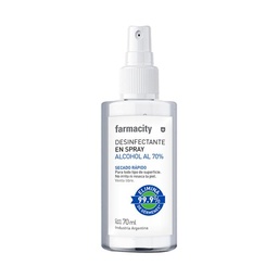 Alcohol en Spray Farmacity x 70 ml