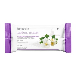 Jabón Cremoso Farmacity Flores Blanca x 3 un x 90 g