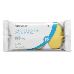 Jabón Cremoso Farmacity Neutro x 3 un x 90 g