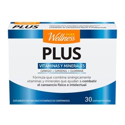 Suplemento Dietario Pure Wellness Plus Energizante x 30 un