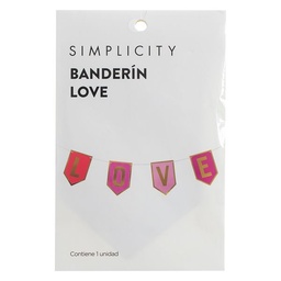 Banderín Love Simplicity