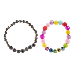Set Pulseras Wav Happy x 2 un Set Pulseras Wav Happy x 2 un
