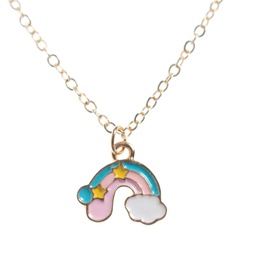 Collar Cadenita Wav Kids con Dije Arcoíris Collar Cadenita Wav Kids con Dije Arcoíris