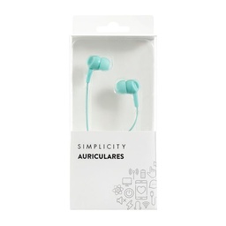 Auriculares Simplicity Simples Celeste