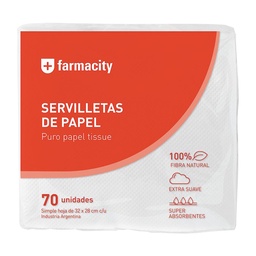 Servilletas de Papel Farmacity x 70 un