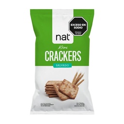 Mini Crackers Nat Salvado x 250 gr