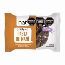 Alfajor Vegano Nat Sabor Maní x 42gr Alfajor Vegano Nat Sabor Maní x 42gr
