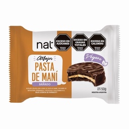 Alfajor Vegano Nat Sabor Chocolate x 50gr