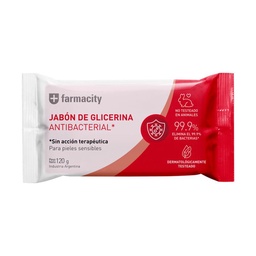 Jabón de Glicerina Farmacity Antibacterial x 120 g