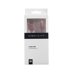 Cable Glitter Simplicity Tipo C x 1 Metro Cable Glitter Simplicity Tipo C x 1 Metro