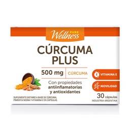 Suplemento Dietario Pure Wellness Cúrcuma x 30